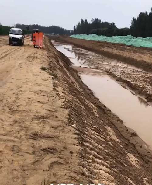 太原尖草坪区河道降水